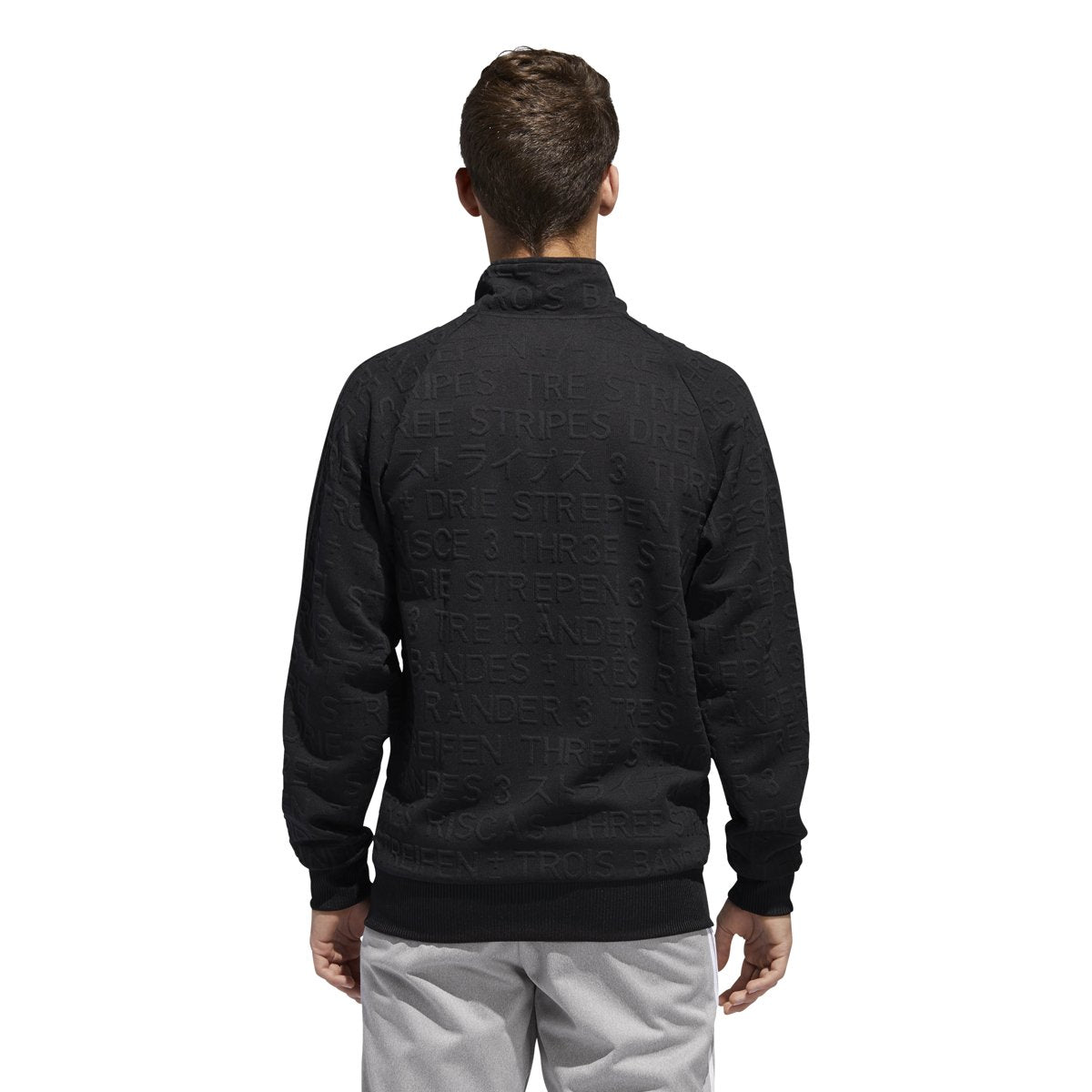 adidas Badge Of Sport 3-Stripe Cotton Fleece Pullover