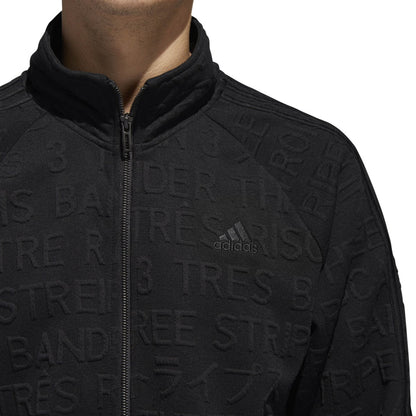 adidas Badge Of Sport 3-Stripe Cotton Fleece Pullover