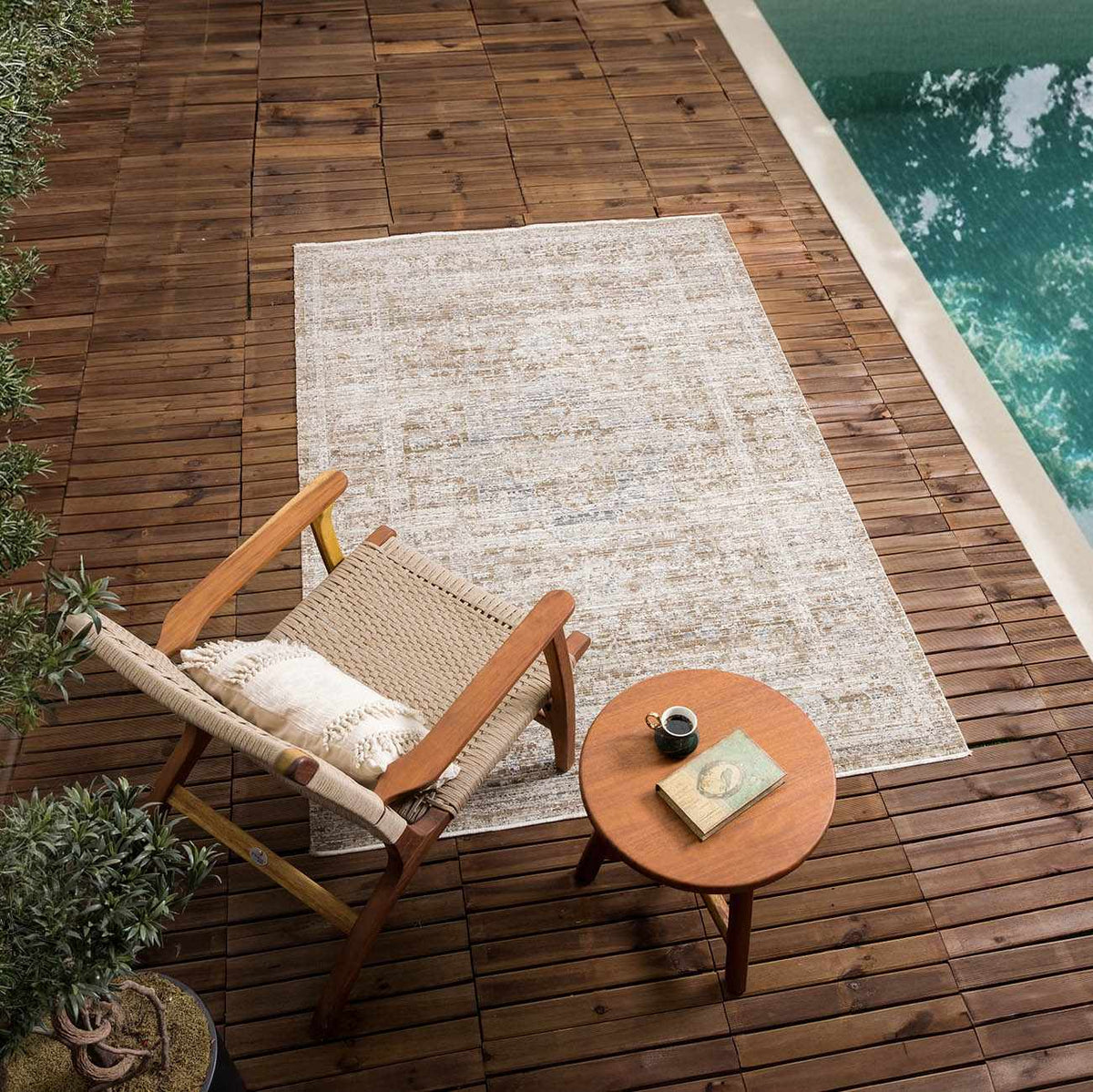 Aistys Washable Outdoor Area Rug