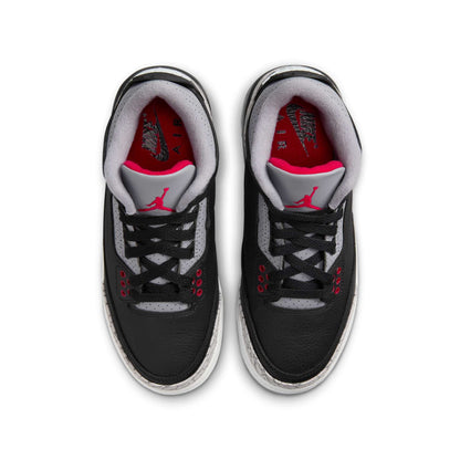 Air Jordan Grade School Retro 3 "Black Cement" Sneakers