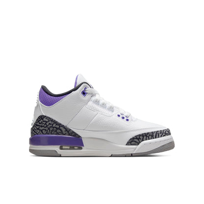 Air Jordan Grade School Retro 3 Gs 'Dark Iris' Sneakers