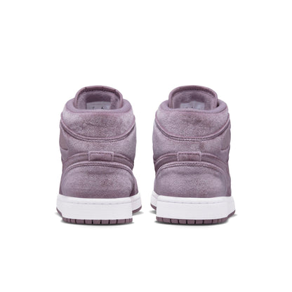 Air Jordan Women's Retro 1 Mid Se 'Purple Velvet' Sneakers