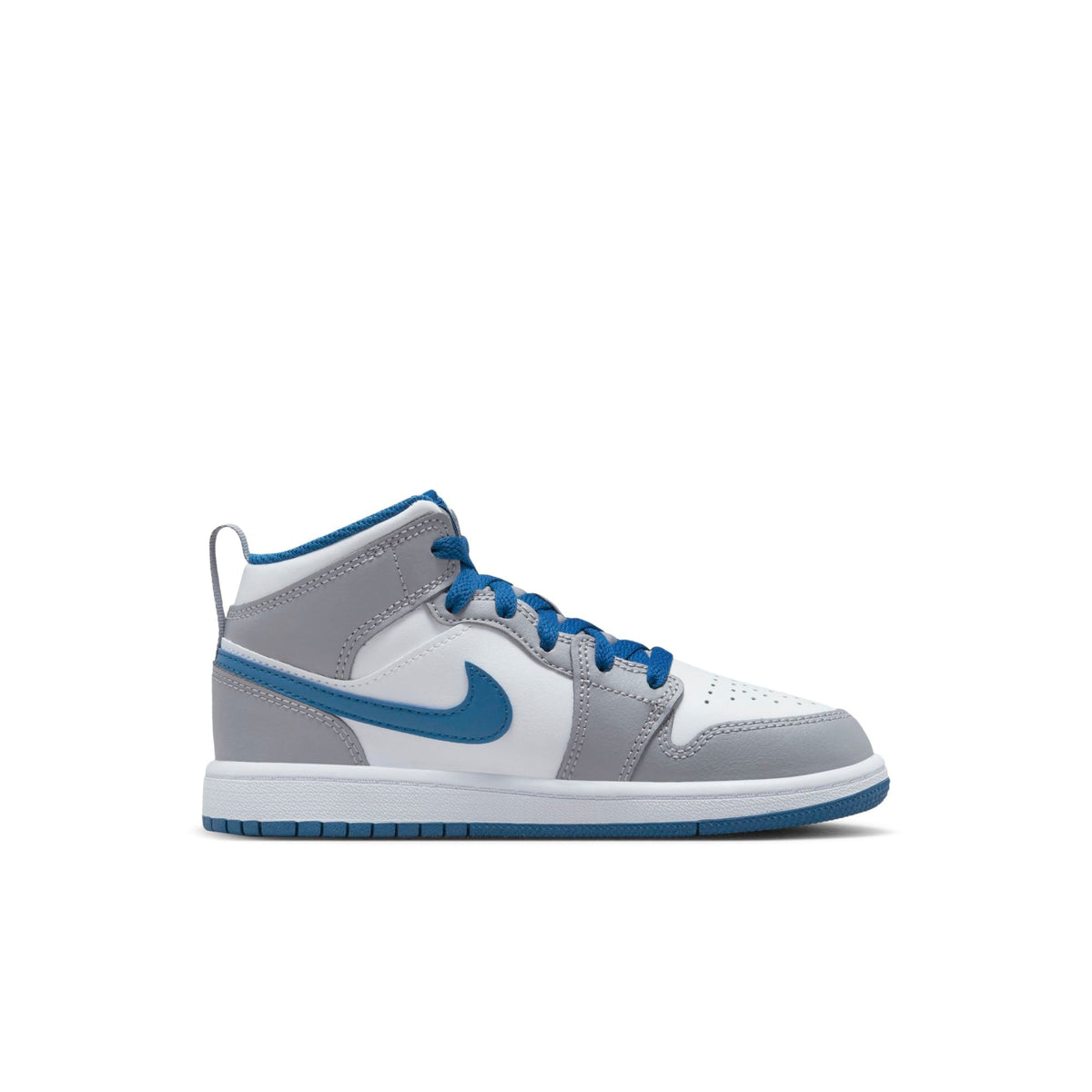 Air Jordan Preschool Retro 1 Mid 'True Blue Cement Ps' (Ps)'