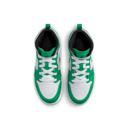 Air Jordan Preschool Retro 1 Mid 'Lucky Green' Ps Sneakers