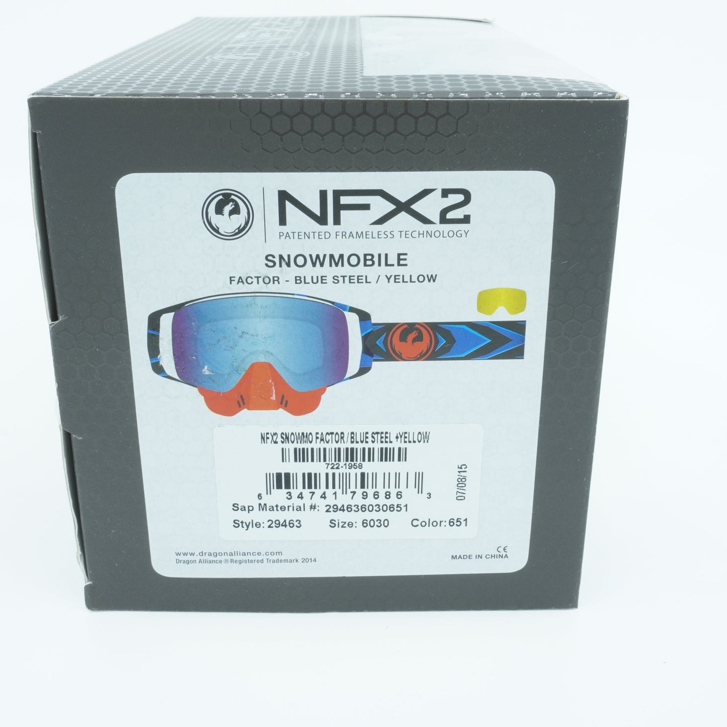 Dragon Alliance Men's Nfx2 Snowmobile 1 Goggles