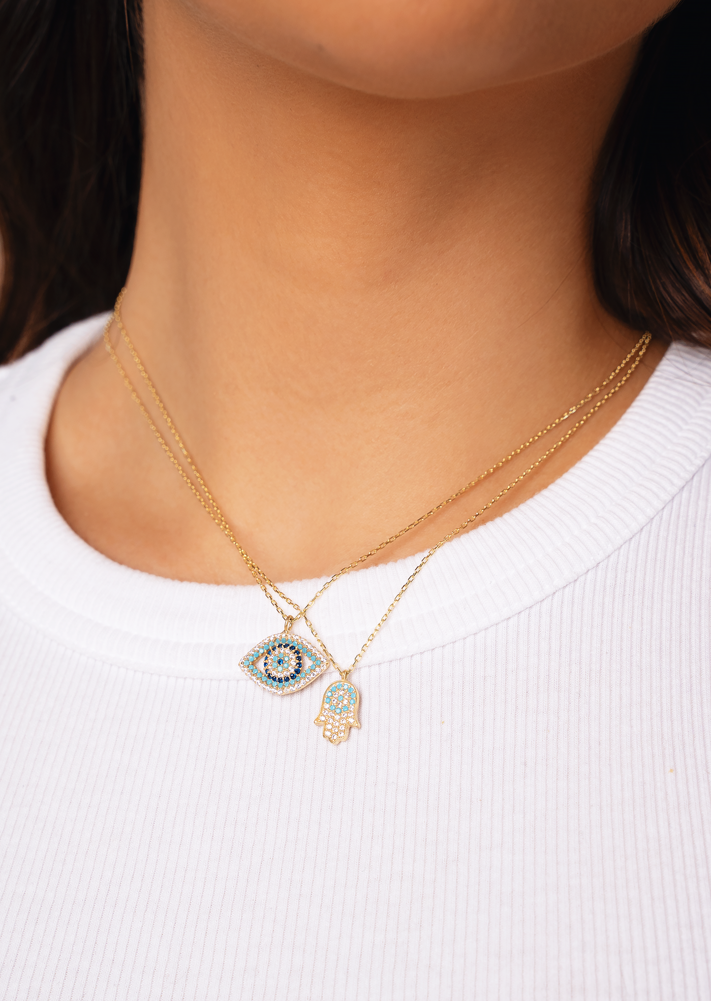 ALESSIA Hamsa Necklace