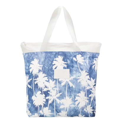 Aloha Day Tripper Tote Bag - Coco Palms Indigo