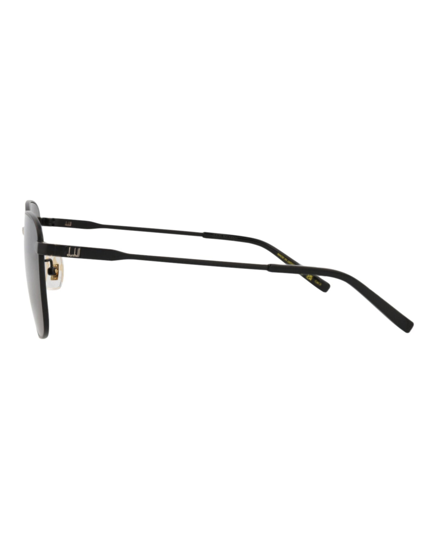 Dunhill Square-Frame Metal Sunglasses