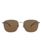 Dunhill Square-Frame Metal Sunglasses