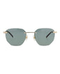 Dunhill Round-Frame Metal Sunglasses