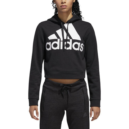 adidas Women's Badge Of Sport Crop Hoodie