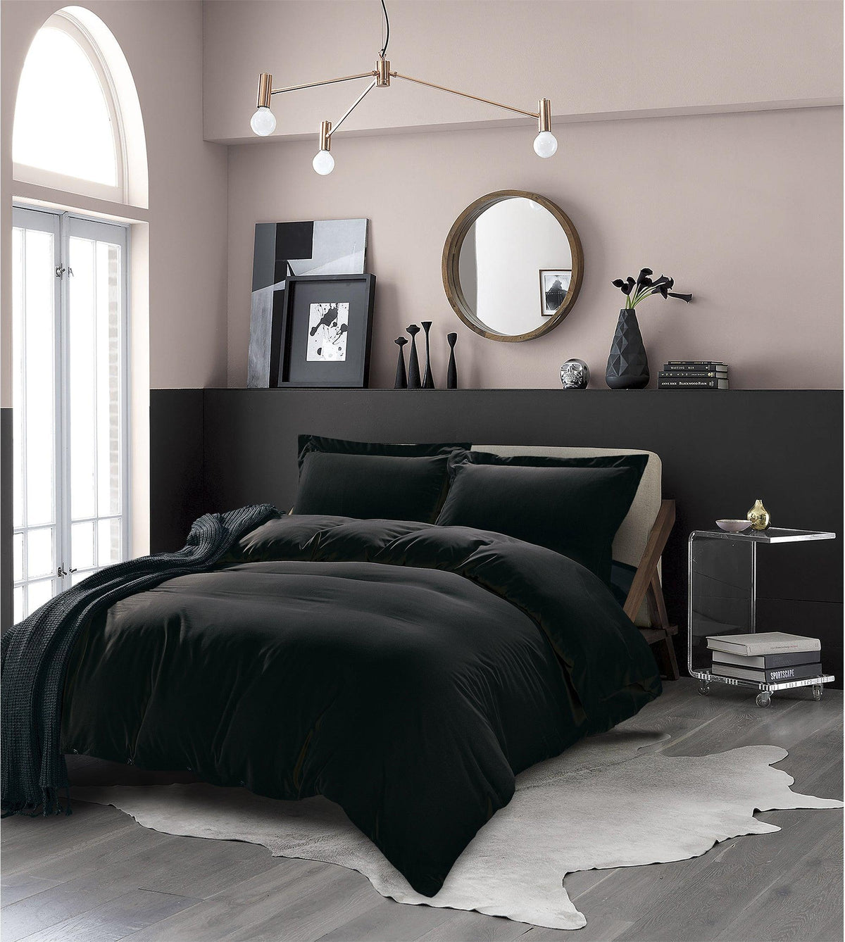 Elegant Comfort Essential 3-Piece Solid Duvet Cover Set