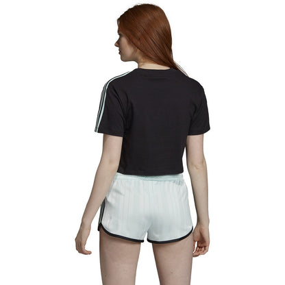 adidas Women's 3-Stripes Cropped Tee