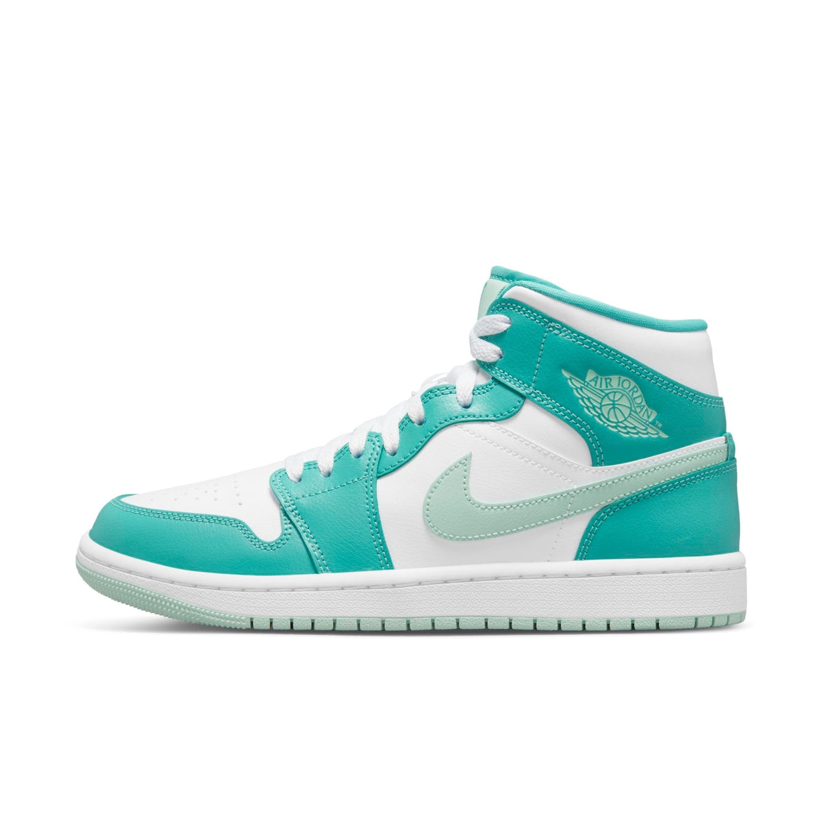 Air Jordan Women's Retro 1 Mid W 'Washed Teal' Sneakers