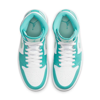 Air Jordan Women's Retro 1 Mid W 'Washed Teal' Sneakers