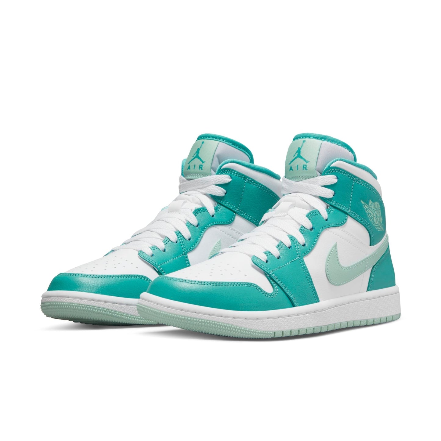 Air Jordan Women's Retro 1 Mid W 'Washed Teal' Sneakers