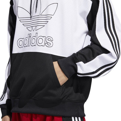 adidas Men's Originals Mesh Layup Hoodie Sweaters