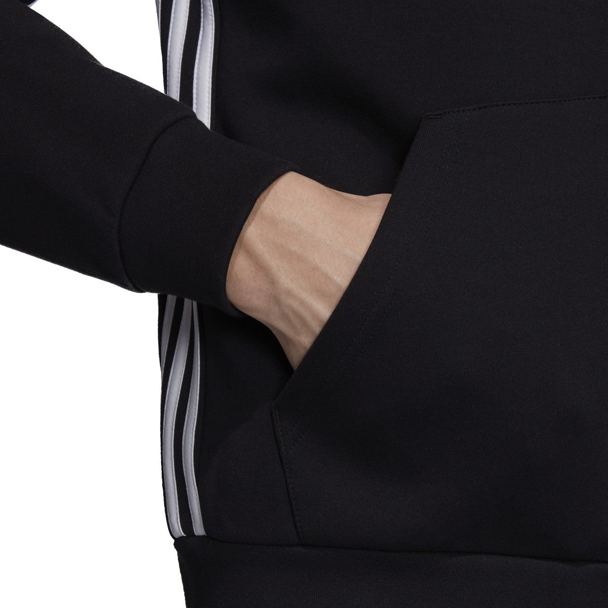 adidas Men's Must Haves 3 Stripe Full Zip Hoodie