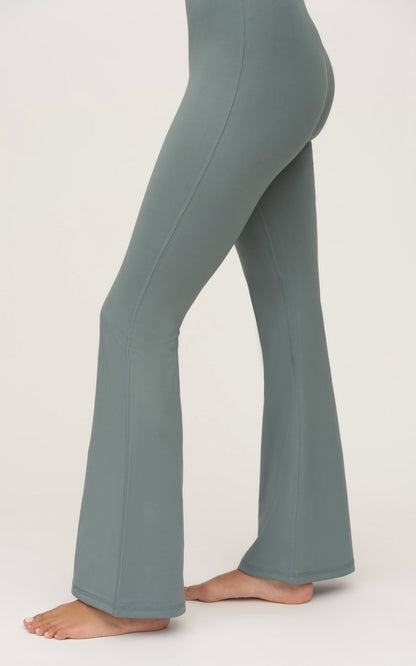90 Degree by Reflex Illusion Ribbed Flare Jumpsuit