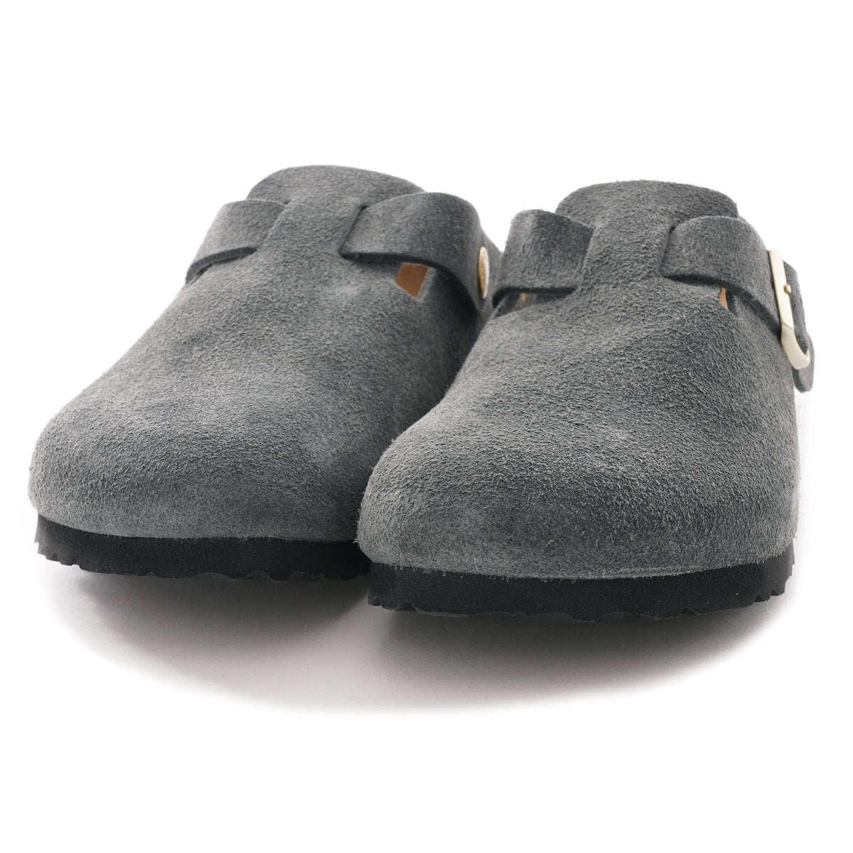 Birkenstock Boston Soft Footbed Suede Leather Clogs
