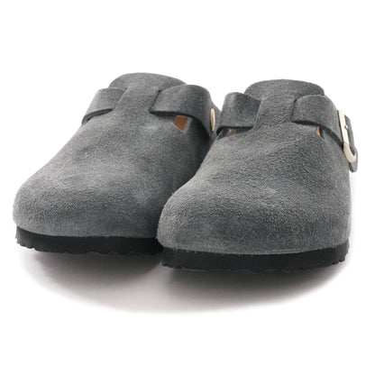 Birkenstock Boston Soft Footbed Suede Leather Clogs
