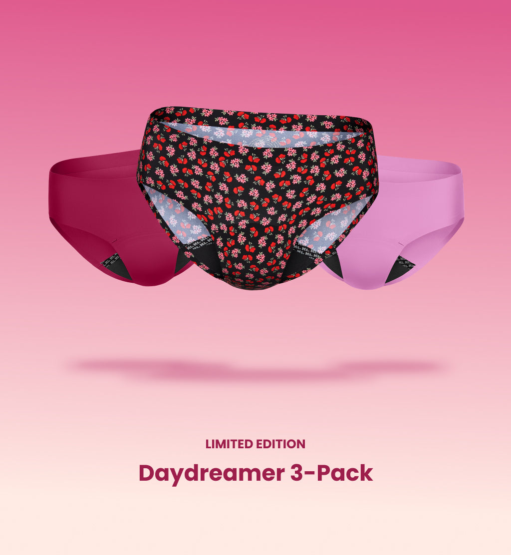 Teen Leakproof UltraThin No-Show Bikini 3-Pack - Last Call