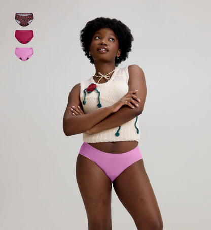 Teen Leakproof UltraThin No-Show Bikini 3-Pack - Last Call