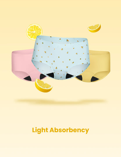 Teen Light Leakproof No-Show Boyshort 3-Pack - Last Call