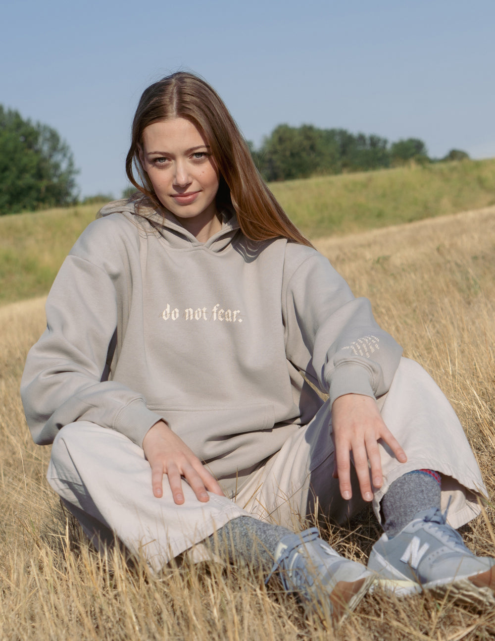 Elevated Faith Do Not Fear Grey Unisex Hoodie