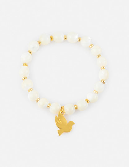 Elevated Faith Dove Charm Bracelet