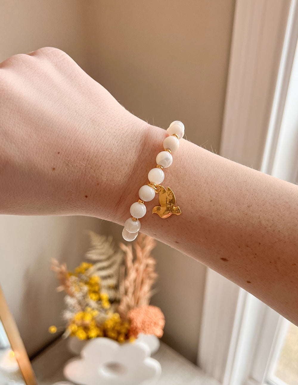 Elevated Faith Dove Charm Bracelet