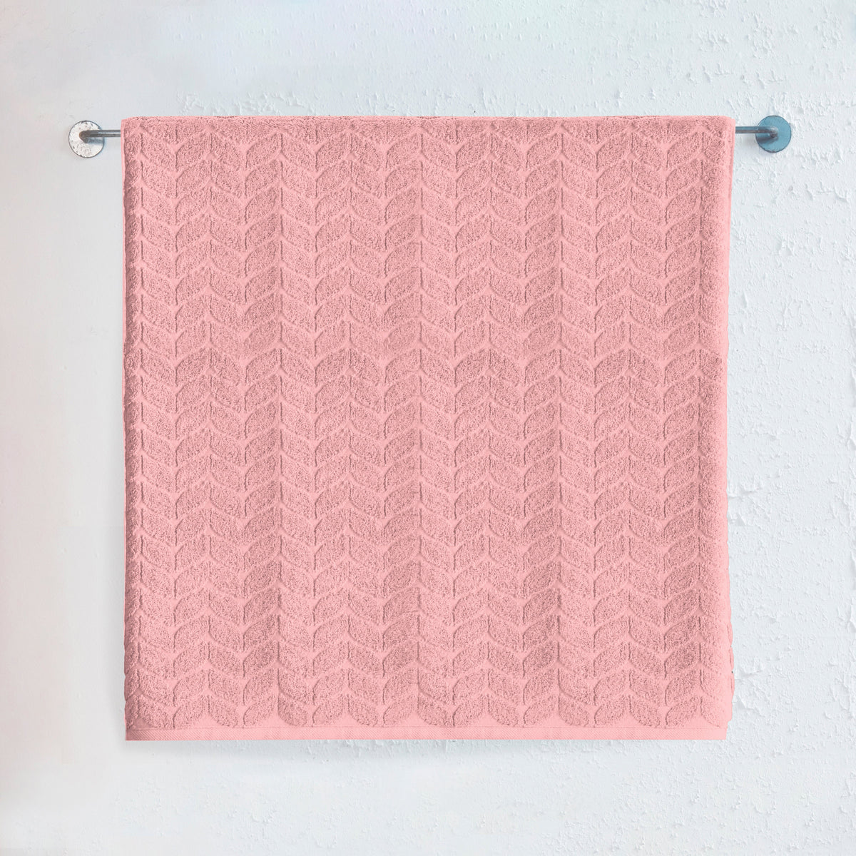 Elegant Comfort 1-Piece Premium Turkish Cotton Braided Jumbo Towel, 35x 70 inch