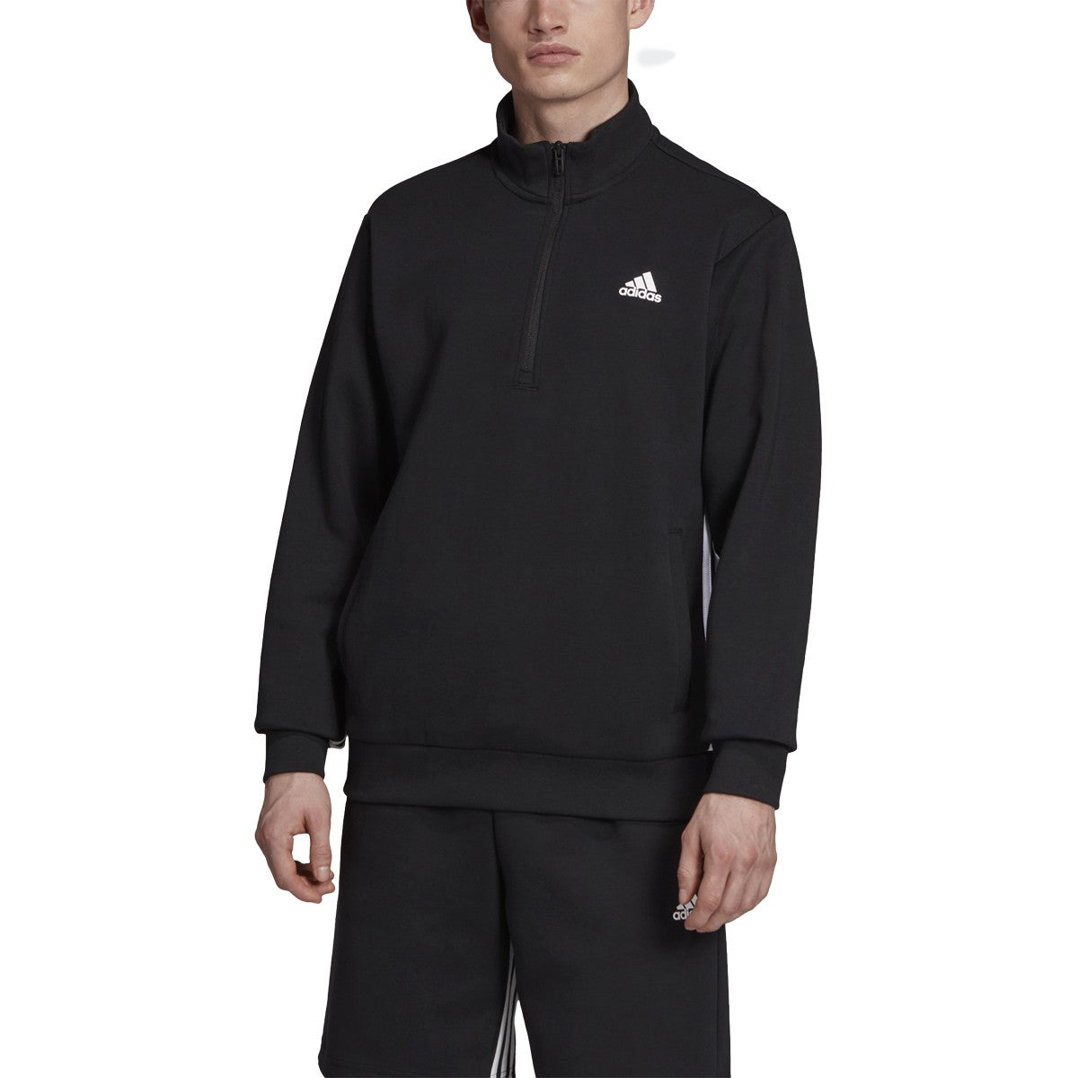 adidas Men's Must Haves 3-Stripes 1/2 Zip