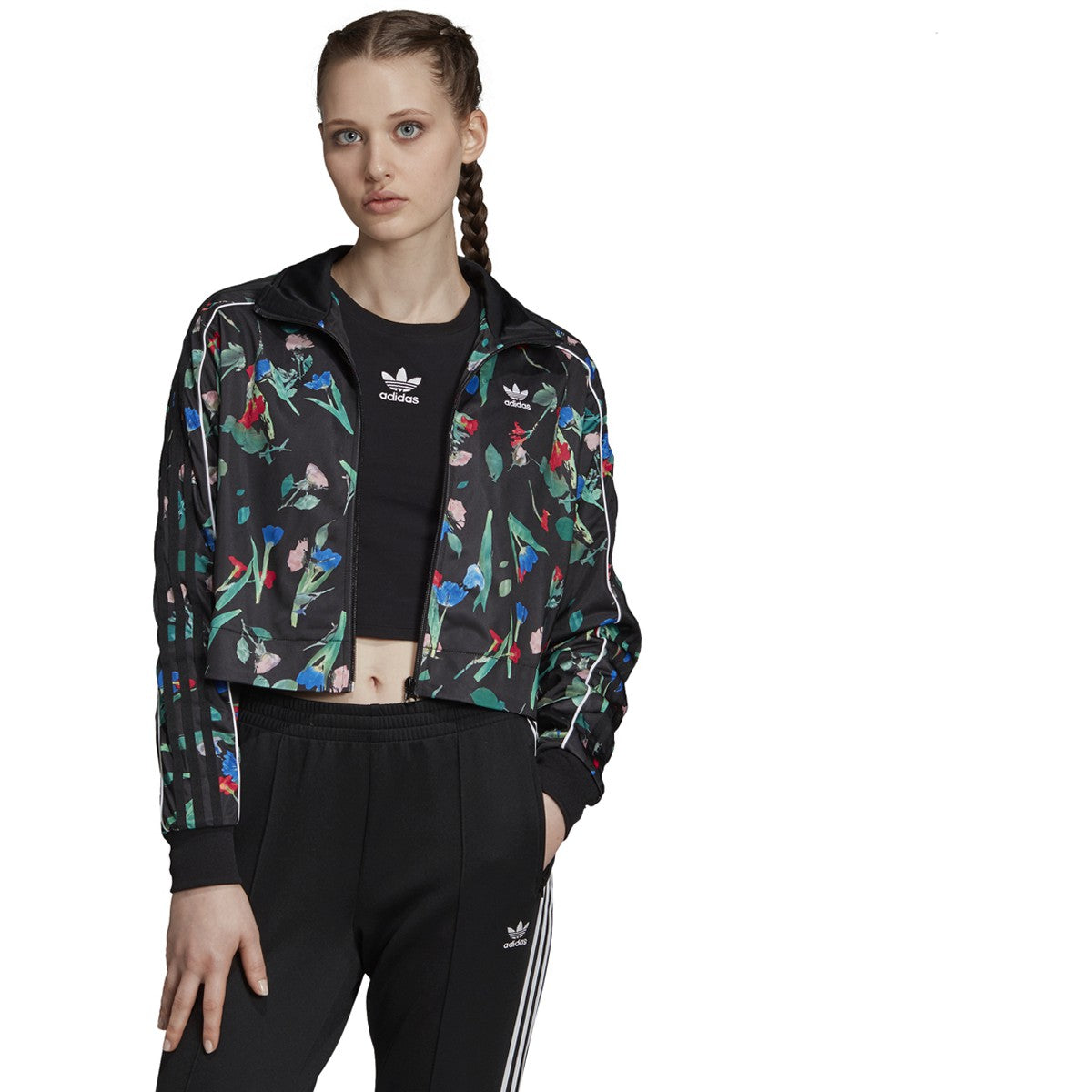 adidas Women's Bellista Allover Print Track Jacket Jackets