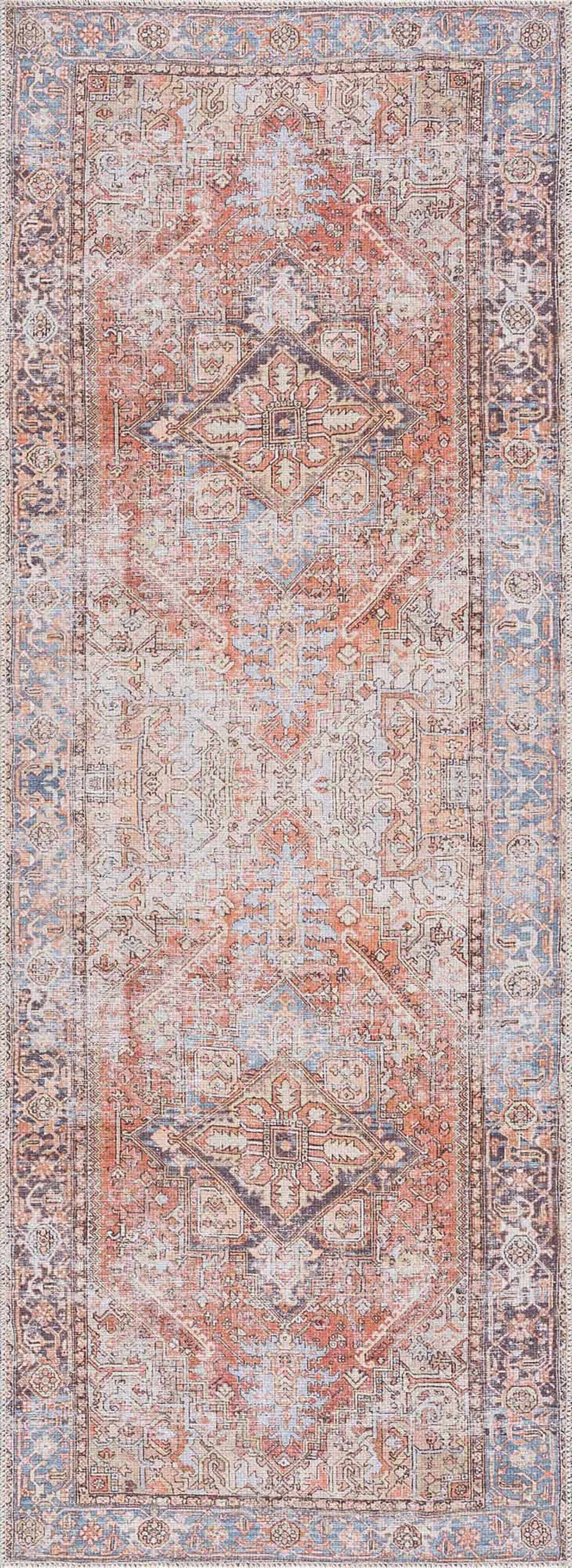 Eira Distressed Washable Rug - Clearance