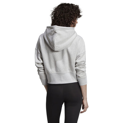 adidas Women's 3-Stripes Cropped Hoodie Sweaters
