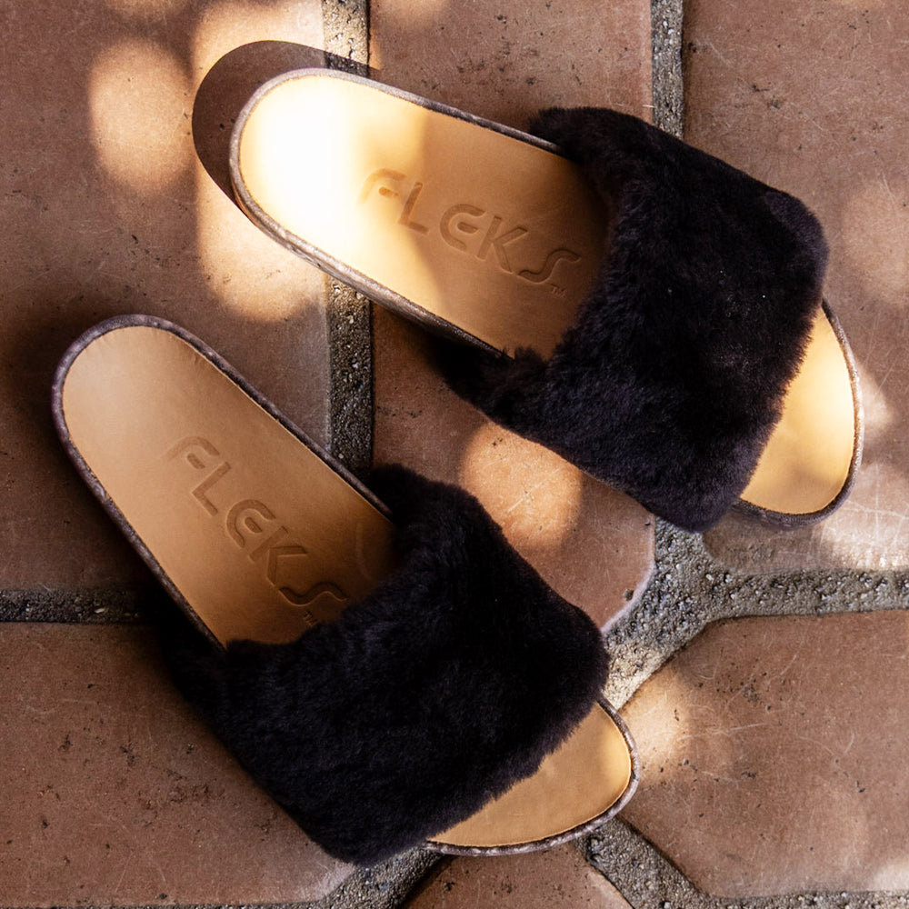 Fleks Unisex San Ysidro Slide - Espresso