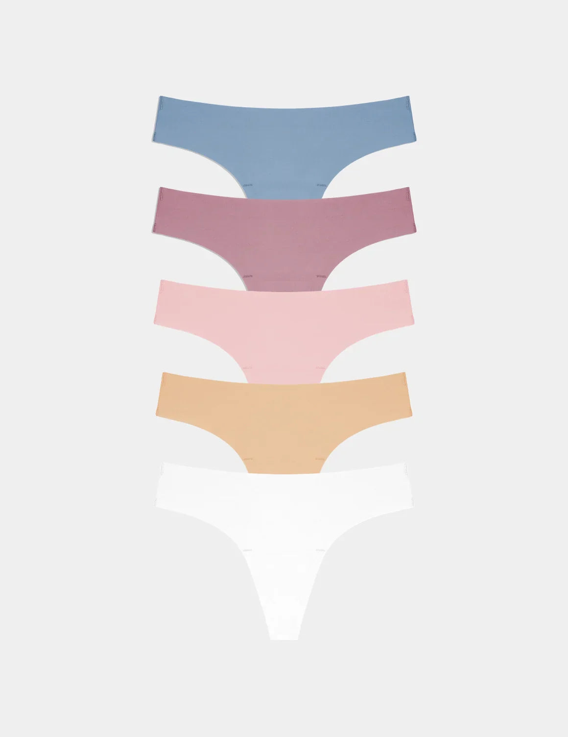 Essential No-Show Thong 5-Pack