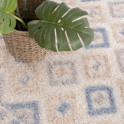 Eivin Pink & Blue Area Rug - Clearance