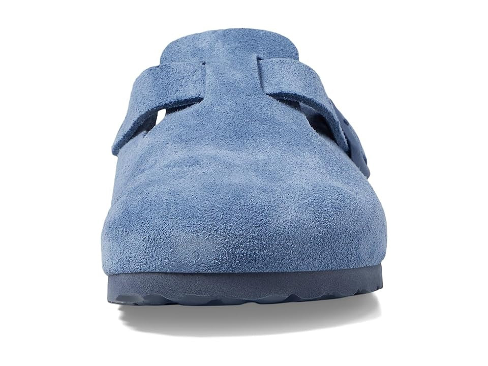Birkenstock Boston Soft Footbed Suede Leather Clogs
