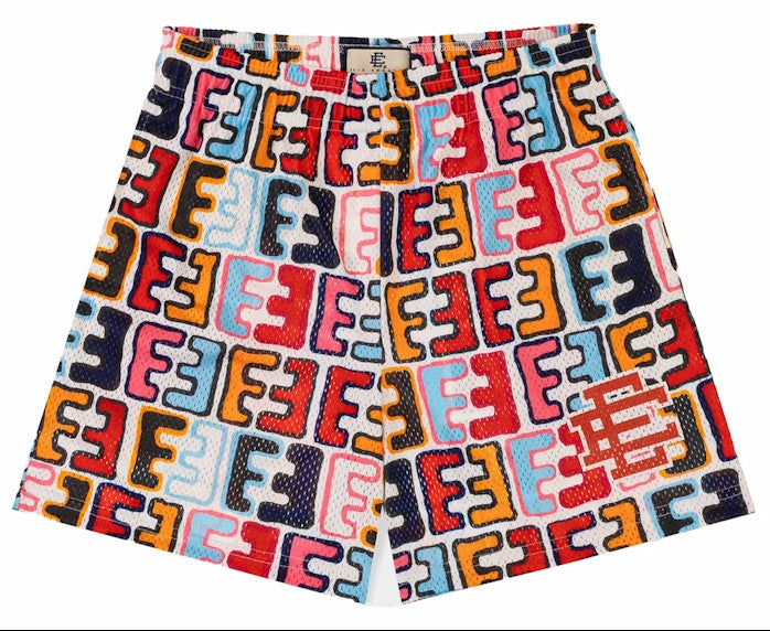 Eric Emanuel Men's Ee Shorts Jake Clark Hand Painted