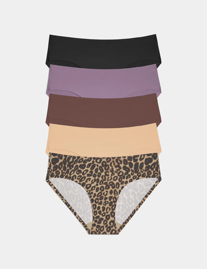 Essential No-Show Bikini 5-Pack - Last Call