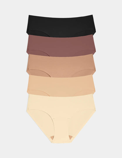 Essential No-Show Bikini 5-Pack - Last Call