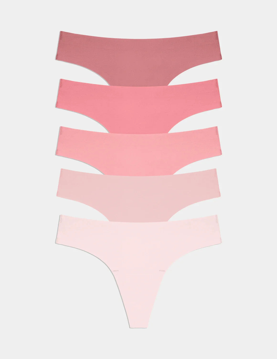 Essential No-Show Thong 5-Pack - Last Call