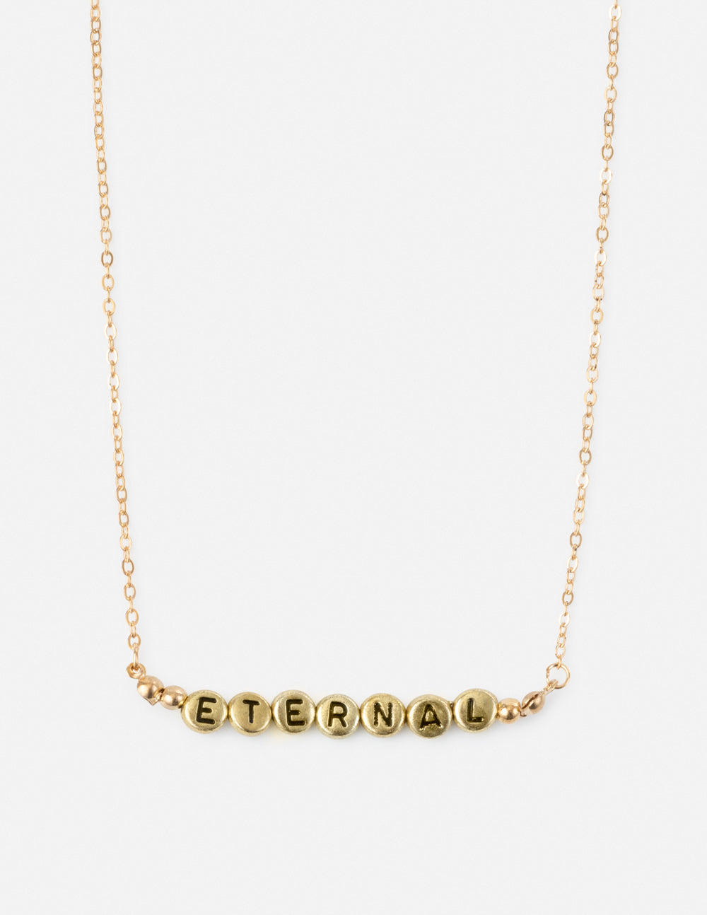 Elevated Faith Eternal Letter Necklace