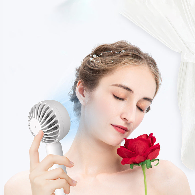 Ice Compression Handheld Fan Refrigeration USB Mini Fan Cross-border New Explosive Ice Hockey Fan