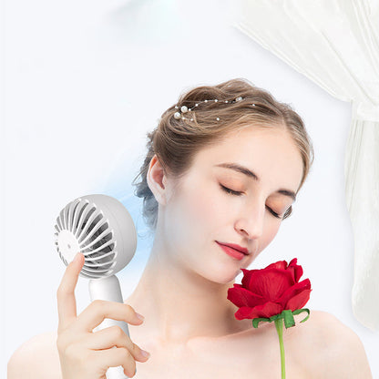 Ice Compression Handheld Fan Refrigeration USB Mini Fan Cross-border New Explosive Ice Hockey Fan
