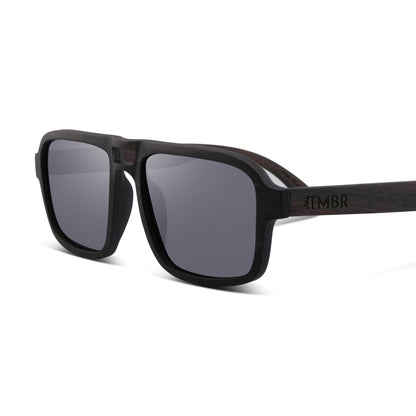 Flyer | Vintage Black | Wooden Sunglasses