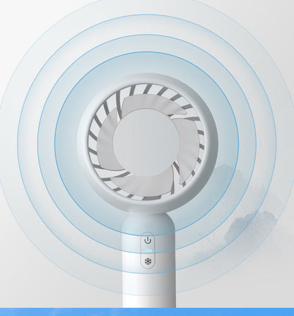 Ice Compression Handheld Fan Refrigeration USB Mini Fan Cross-border New Explosive Ice Hockey Fan