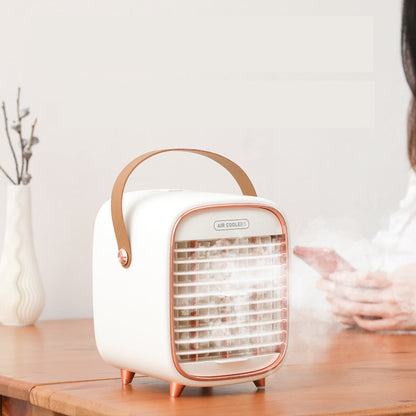 Air Cooler USB Mini Water Cooling Fan Household Small Multi-Function Air Conditioner Fan Portable Mobile Air Conditioner